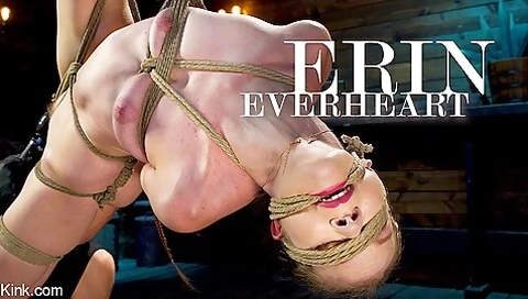 Brand New Redhead Suffers In Bondage With The Pope And Erin Everheart
